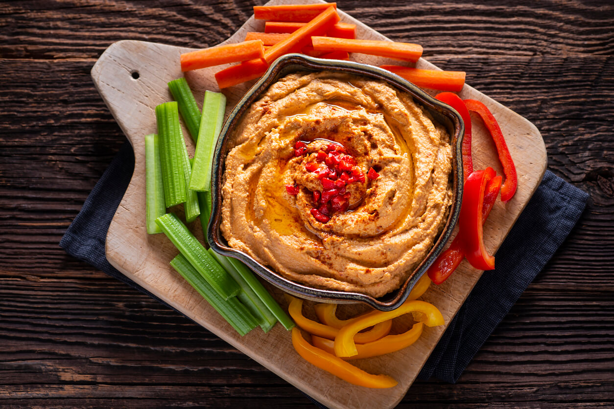 Roasted Red Pepper Hummus